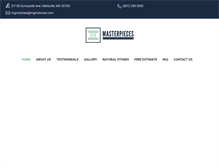 Tablet Screenshot of mgmstones.com